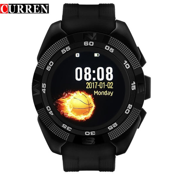CURREN X4 Smart Phone Watch Band Heart Rate Step Counter Stopwatch Ultra Thin Bluetooth Wearable Devices Sport For IOS Android