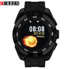CURREN X4 Smart Phone Watch Band Heart Rate Step Counter Stopwatch Ultra Thin Bluetooth Wearable Devices Sport For IOS Android