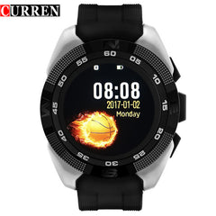 CURREN X4 Smart Phone Watch Band Heart Rate Step Counter Stopwatch Ultra Thin Bluetooth Wearable Devices Sport For IOS Android