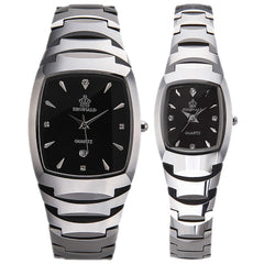 HK Crow Reginald Authentic calendar quartz tungsten steel couple fashion lovers watches men women Quartz Wristwatches