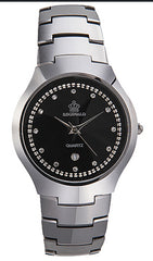 HK Crow Reginald Authentic calendar quartz tungsten steel couple fashion lovers watches men women Quartz Wristwatches