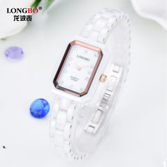 Luxury Brand Longbo Gift Female watches high grade design Diamond dial water proof LONGBO Women watches waterproof Wristwatches