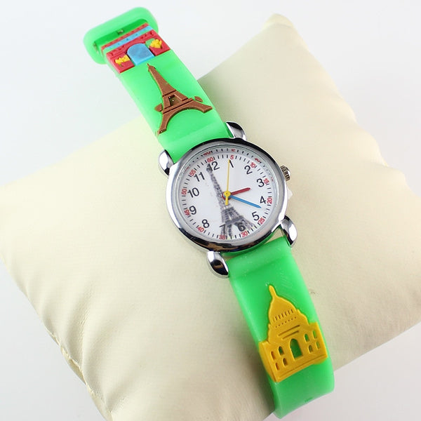 New Kids Watch 3D Wrist Watch Funny Cartoon Party Watches Children (10 pieces)