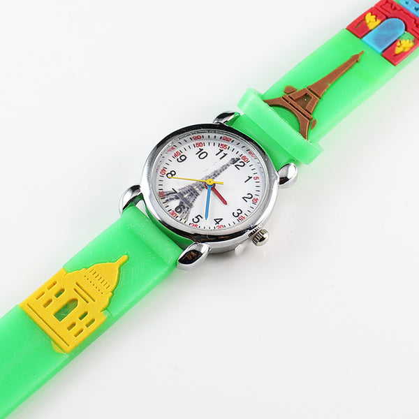 New Kids Watch 3D Wrist Watch Funny Cartoon Party Watches Children (10 pieces)