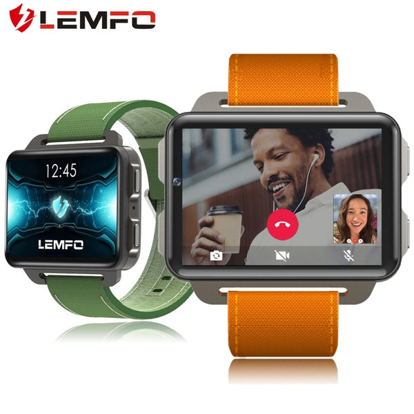 LEMFO 2018 New Arrival LEM4 Pro Smart Watch Android 5.1 Supper Big Screen 1200 Mah Lithium Battery 1GB + 16GB Wifi Take Video