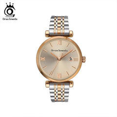 ORSA JEWELS Women Wristwatches High Quality Stainless Steel New Quartz Watch Female Ladies Watches Relogios Feminino OW12