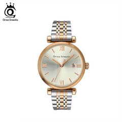 ORSA JEWELS Women Wristwatches High Quality Stainless Steel New Quartz Watch Female Ladies Watches Relogios Feminino OW12