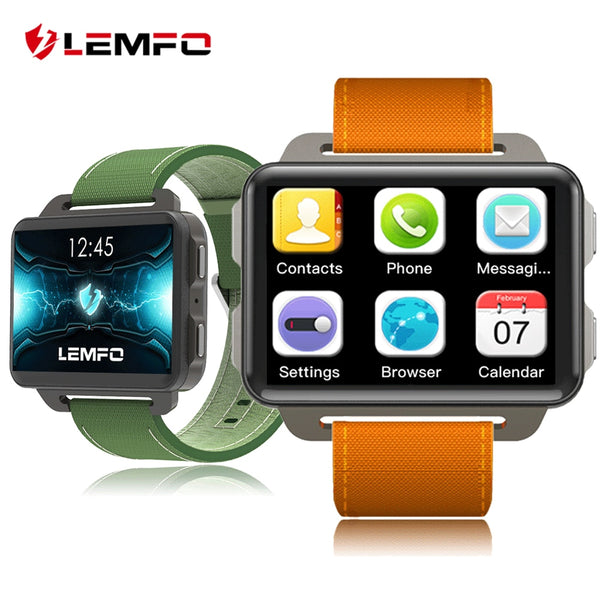 LEMFO LEM4 Pro Smart Watch Men Android 5.1 Supper Big Screen 1200 Mah Lithium Battery 1GB + 16GB Wifi Take Video Smartwatch