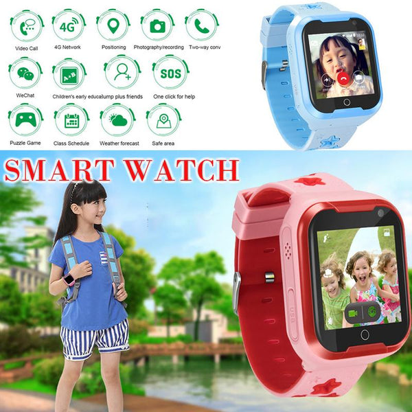 DF40 Childrens 4G Call Smart Watch Mobile Support Voice Video Call Alarm SOS GPS Position SIM Card Android 6.0 Kids Smart Watch