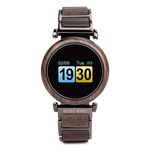 relogio masculino BOBO BIRD Touch Screen Electronic Wooden Watch Men and Women Luxury Top Brand Great Gifts Drop Shipping W-R27