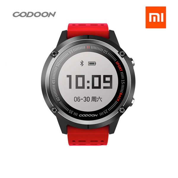 Original xiaomi mijia codoon smart sports GPS watch S1 work with smart phone app Heart rate monitoring / 50 meters waterproof
