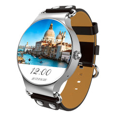 KingWear KW98 3G Smart Watch Phone Android 5.1 1MTK6580 Quad Core 1.0GHz 8GB ROM GPS Heart Rate Measurement Pedometer Anti-Lost
