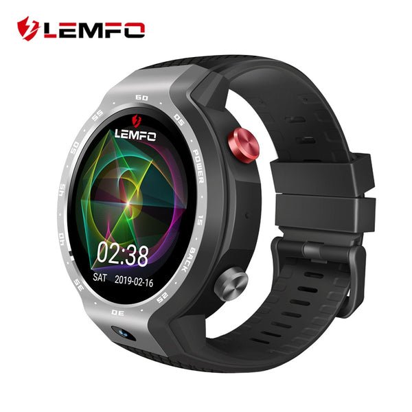 LEMFO LEM9 2019 New Arrival 4G GPS Smart Watch Android 7.1 And Fitness Bracelet Dual Systems 5MP Front Camera 5 Days Standby