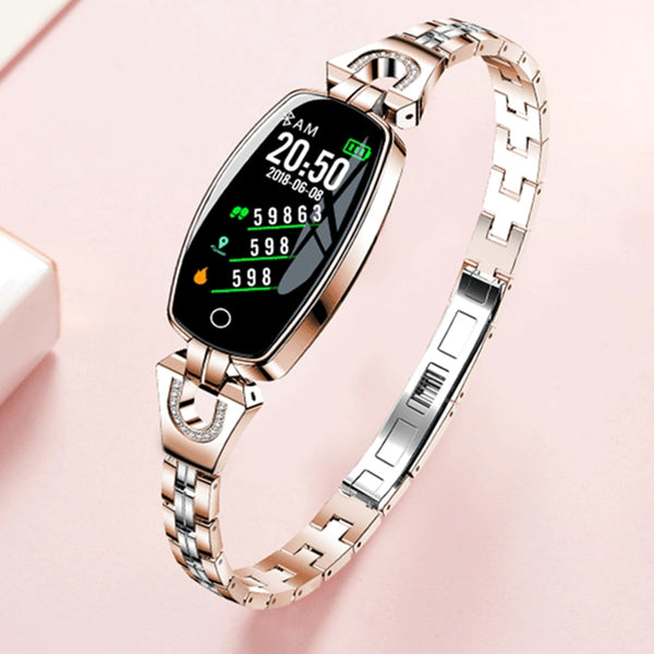 IP67 H8 Fashion Smart Watches For Women Heart Rate Blood Pressure Smart Bracelet Fitness Tracker Smart Watch Women Reloj Mujer