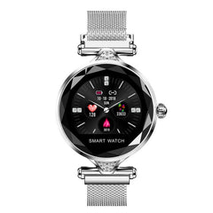 MNWT Luxury Rose Gold Smart Watch Women Smart Bluetooth Electronics Heart Rate Blood Pressure Monitor Fitness Tracker Smartwatch