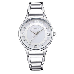 CRRJU Women's Hollow Bracelet Watches Luxury Gold Women Wrist Watch Women Watches Stainless Steel Ladies Watch Clock Reloj Mujer