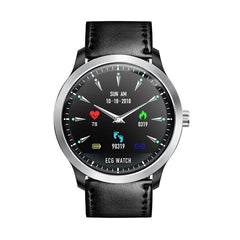 MNWT Men Smartwatch ECG PPG Electrocardiograph Display Heart Rate Monitor Blood Pressure Fitness Tracker Smart Sports Watch +Box