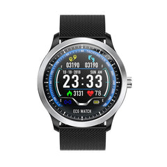 MNWT Men Smartwatch ECG PPG Electrocardiograph Display Heart Rate Monitor Blood Pressure Fitness Tracker Smart Sports Watch +Box
