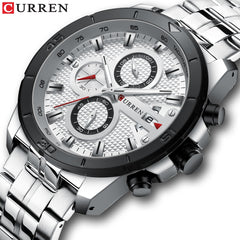 Relogio Masculino Men's Watches CURREN Top Luxury Brand Watch Mens Quartz Stainless Steel Clock Fashion Chronograph Watch Man