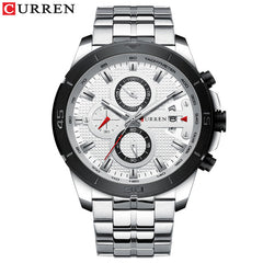 Relogio Masculino Men's Watches CURREN Top Luxury Brand Watch Mens Quartz Stainless Steel Clock Fashion Chronograph Watch Man