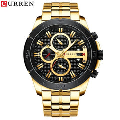 Relogio Masculino Men's Watches CURREN Top Luxury Brand Watch Mens Quartz Stainless Steel Clock Fashion Chronograph Watch Man